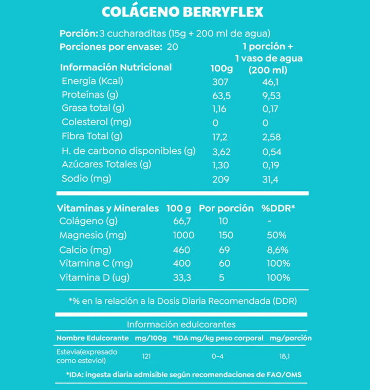 Colágeno Berry Flex 300g