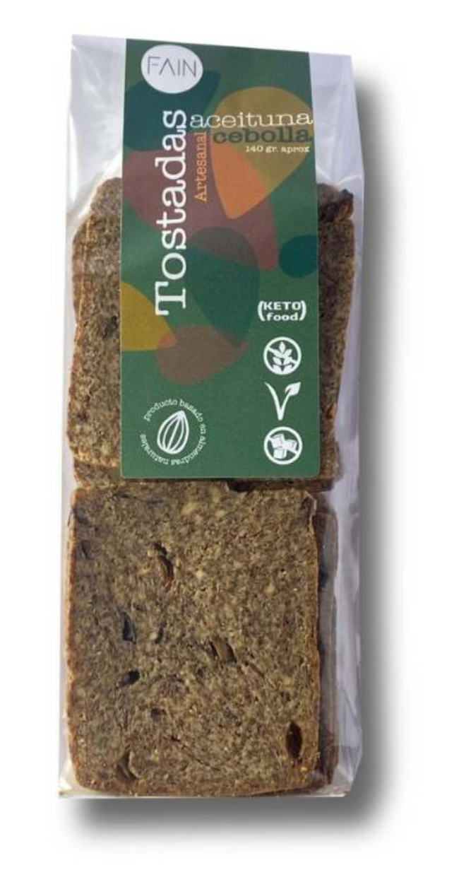 Tostadas Aceituna Cebolla Keto 140g