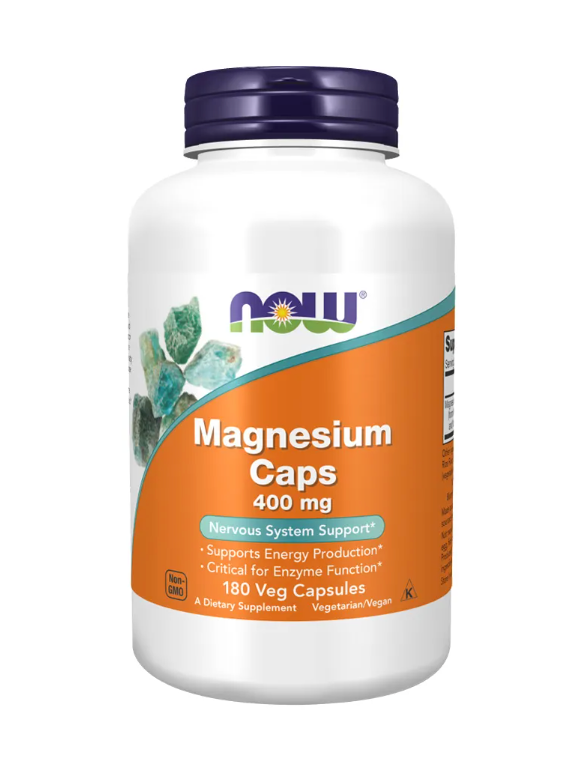 Magnesium 180 caps - Now Foods