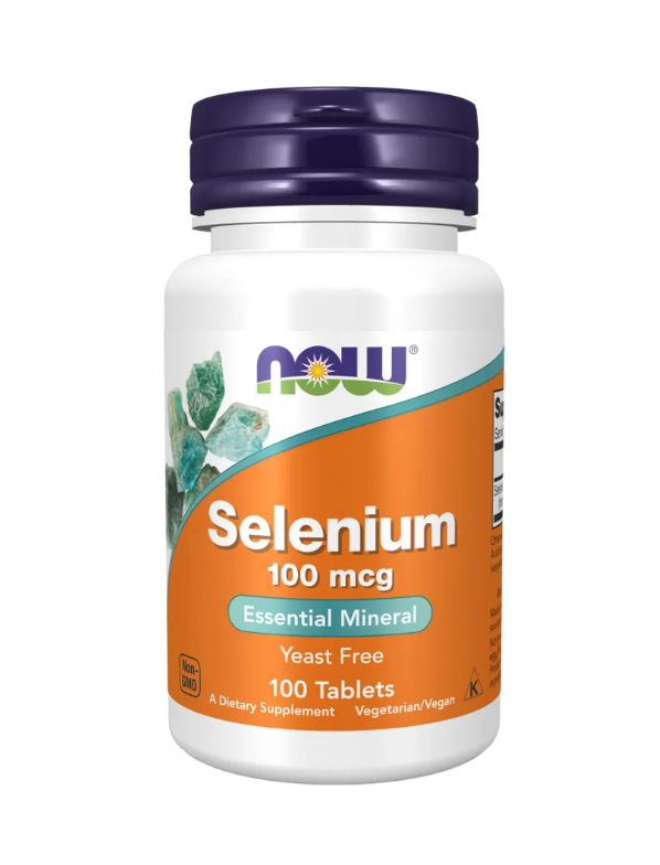 Selenium 100mcg 100 Tabs - Now Foods