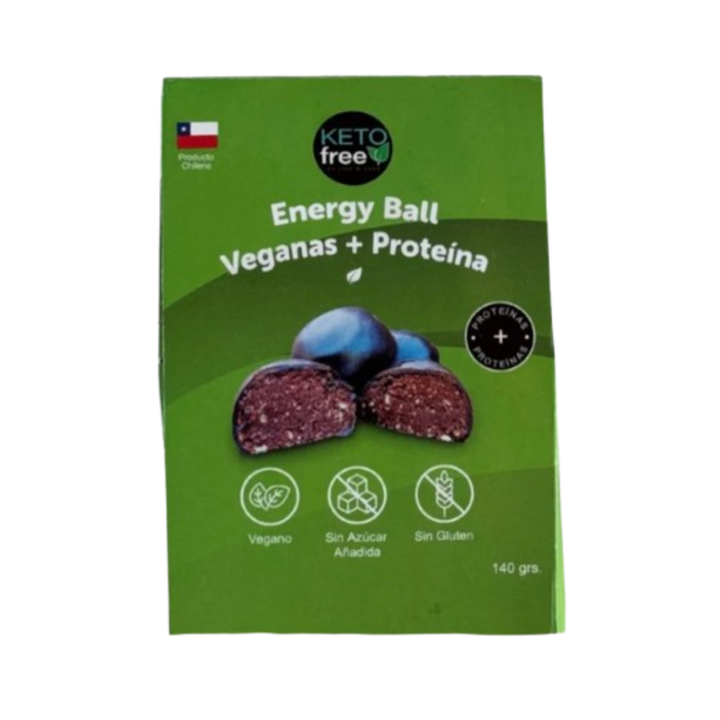 Energy Ball Veganas + Proteínas 140g
