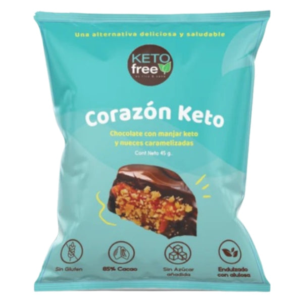 Corazón keto manjar (1 Unidad) 45g