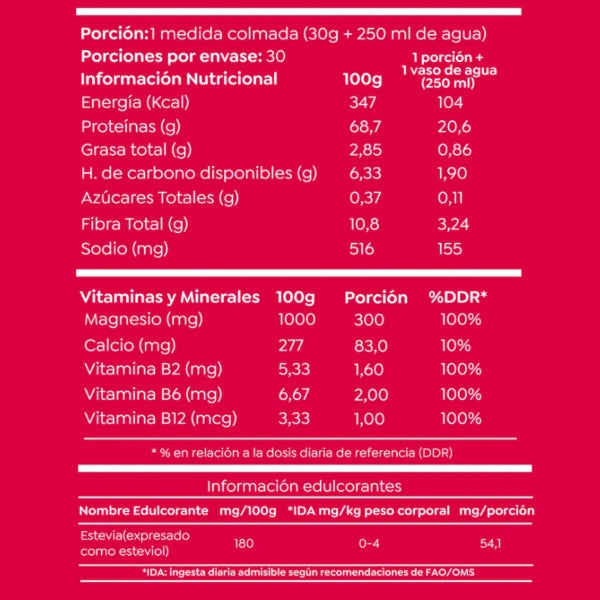Proteína Lean Active Chocolate/Berries Cascara Foods 300g