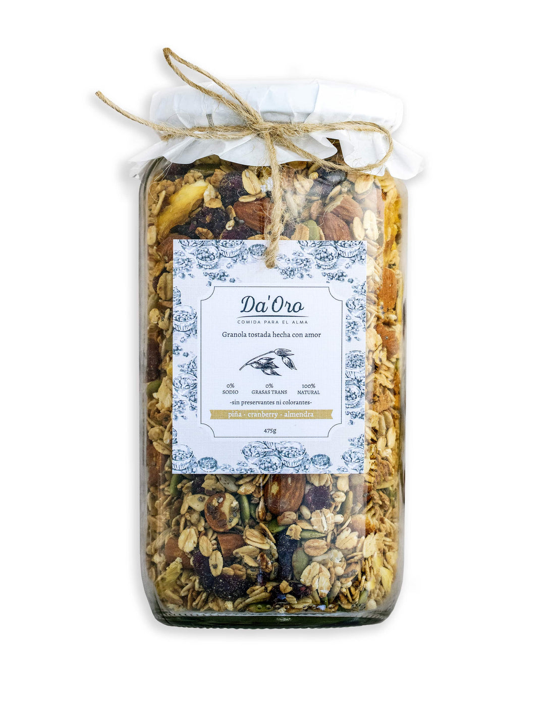 Granola Detox Piña (sin gluten) 475g