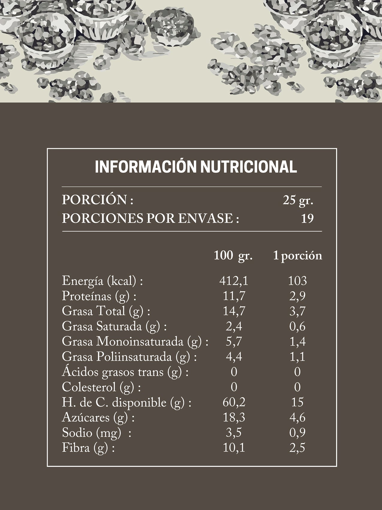 Da Oro - Recarga granola healthy nutella 475g