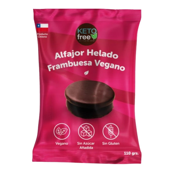 Alfajor Helado KETO Frambuesa 110g