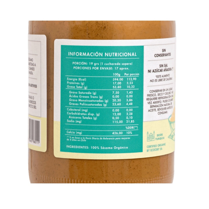 Manare - Tahini orgánico 330g