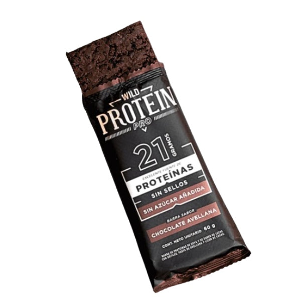 Wild Foods - Barrita Wild Protein Pro-Chocolate Avellana 10 uds.