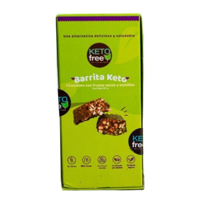 Keto Free - Barritas KETO (vegano, sin azúcar o gluten)