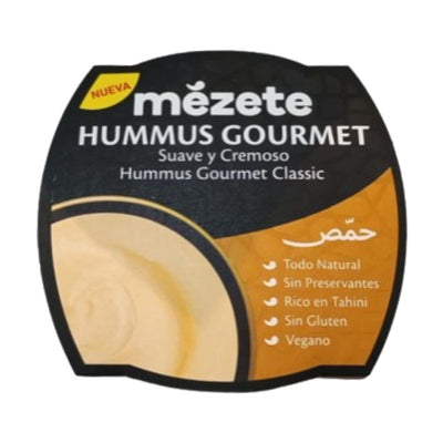 Mezete - Hummus Gourmet (vegano, Sin Gluten) 215g