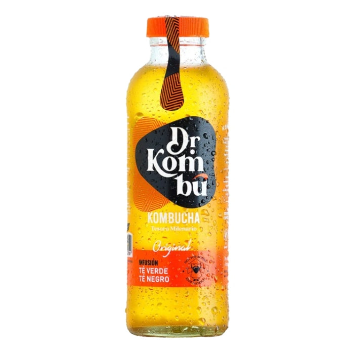 Dr. Kombu - Kombucha Original tapa rosca 475 ml (vegano, sin gluten)