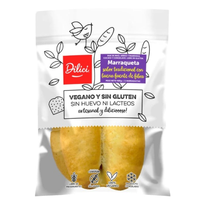 Dilici - Marraqueta (sin gluten, vegano) 400 gr.