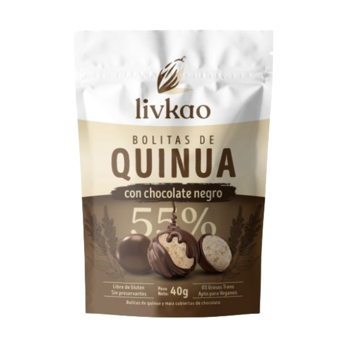 Sunkao - Bolitas de Quinua maíz y chocolate (sin gluten) 40g