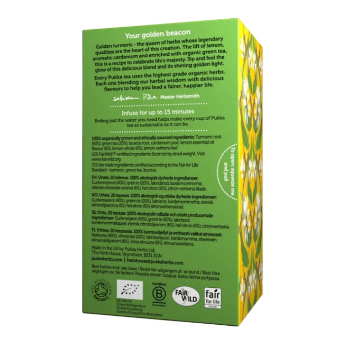 Pukka - Infusión Turmeric Gold Tea orgánico