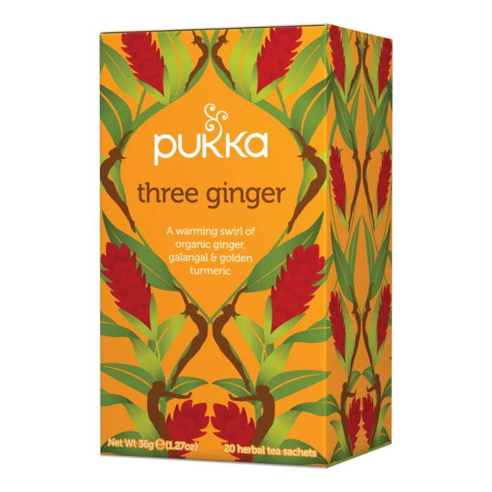 Pukka - Infusión Three ginger orgánico 20 Bolsitas