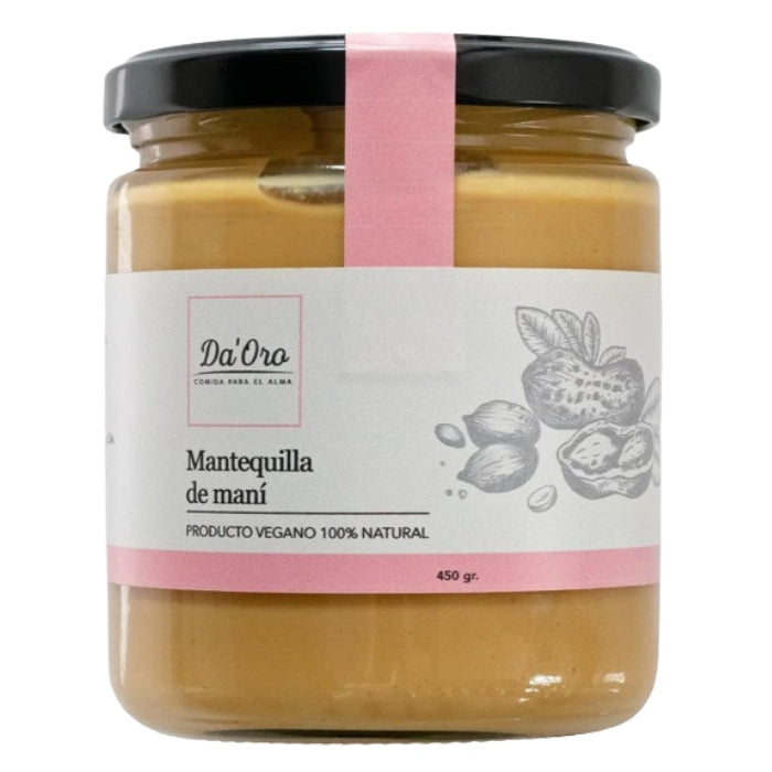 Da Oro - Mantequilla de maní 450g (sin gluten)