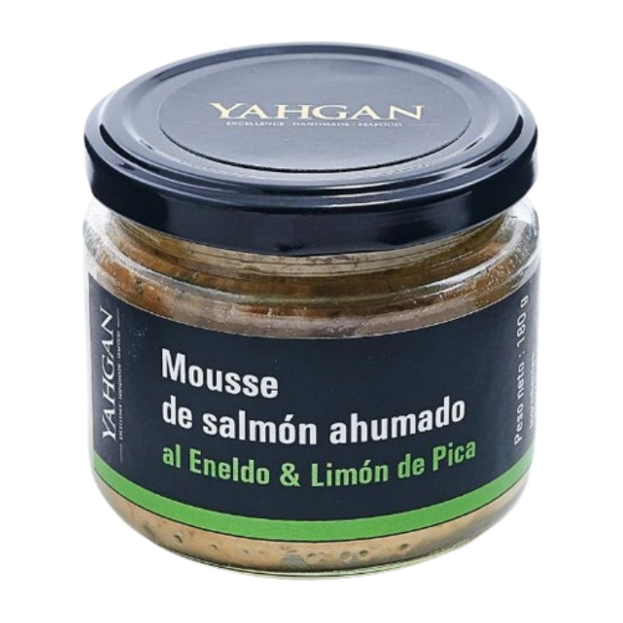 Yahgan - Mousse de salmón ahumado eneldo & limón de pica 180g - yahgan