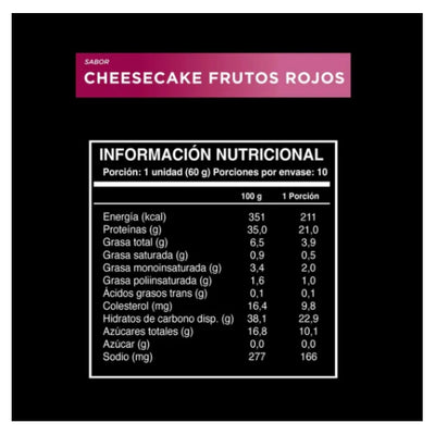 Wild Foods - Barrita Wild Protein Pro-Berries Cheesecake 10 uds.