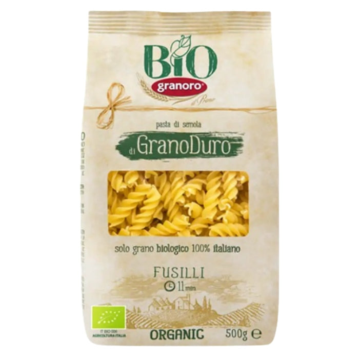 Bio Granoro - Fideos organicos Espirales (Fusilli orgánico italiano)