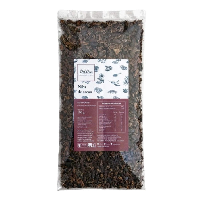 Da Oro - Nibs de Cacao 100g Cacao Nibs