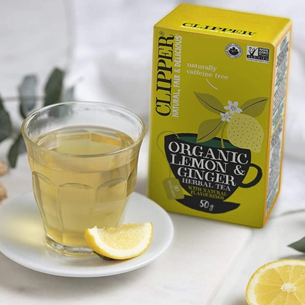 Clipper - Té Orgánico Limón y Jengibre 20 bags