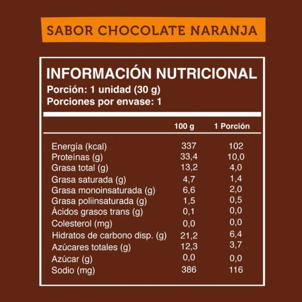 Wild Protein Mini Vegana Chocolate Naranja 24 unidades