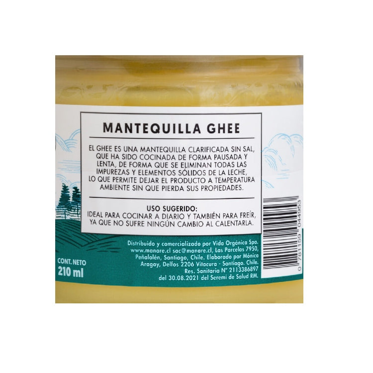 Ghee Mantequilla Clarificada 210ml