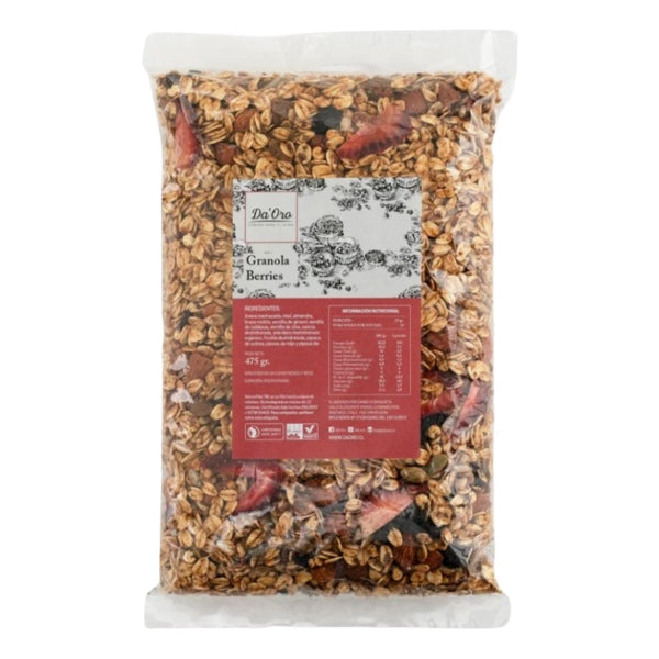 Da Oro - Granola Sin Gluten Recarga Granola Berries 475g