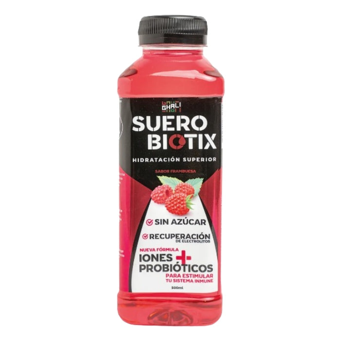 Ghali - Suero Biotix Frambuesa - Iones y Probióticos 500 ml