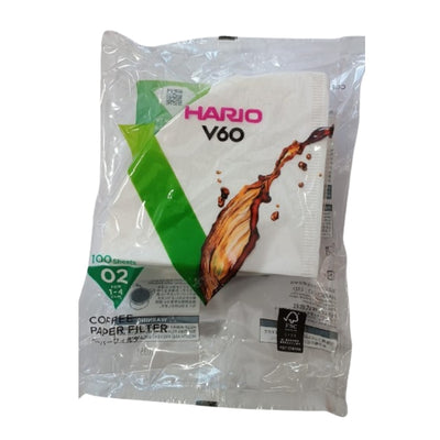 Hario - V60 coffee paper filter (filtro para cafe) 100 unid.