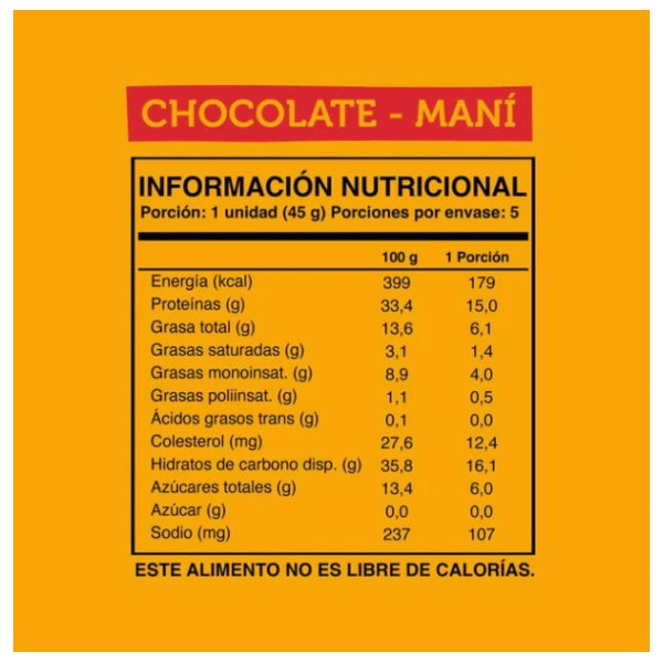 Wild Protein Chocolate/Mani Caja 05 unidades