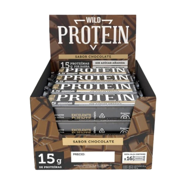 Wild Foods - CAJA 16 UNID Protein CHOCOLATE Wild Foods