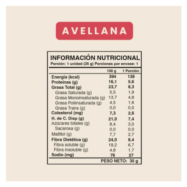 Wild Fit Avellanas Low Carb - Display 16 unid.