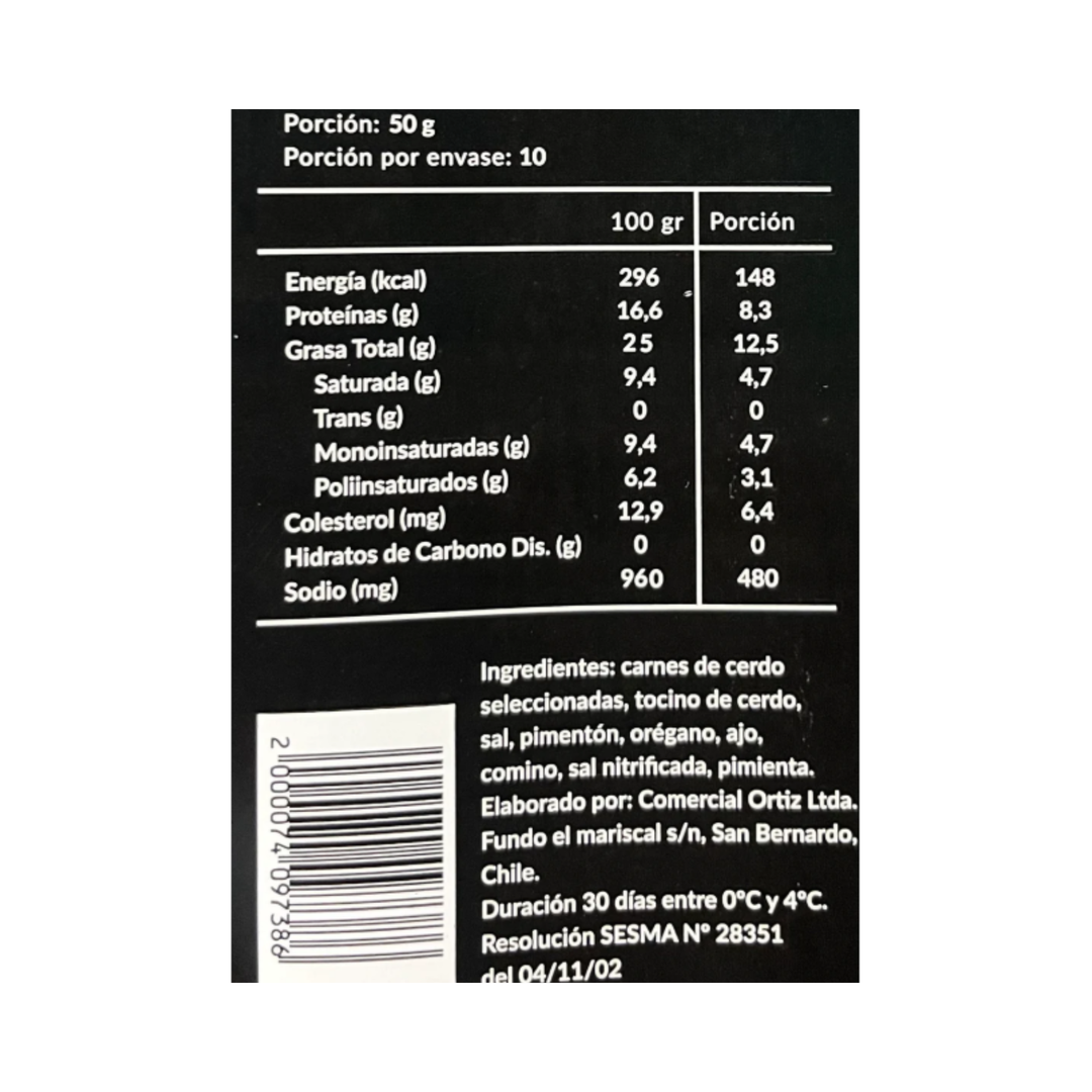 Longanizas de campo 500g