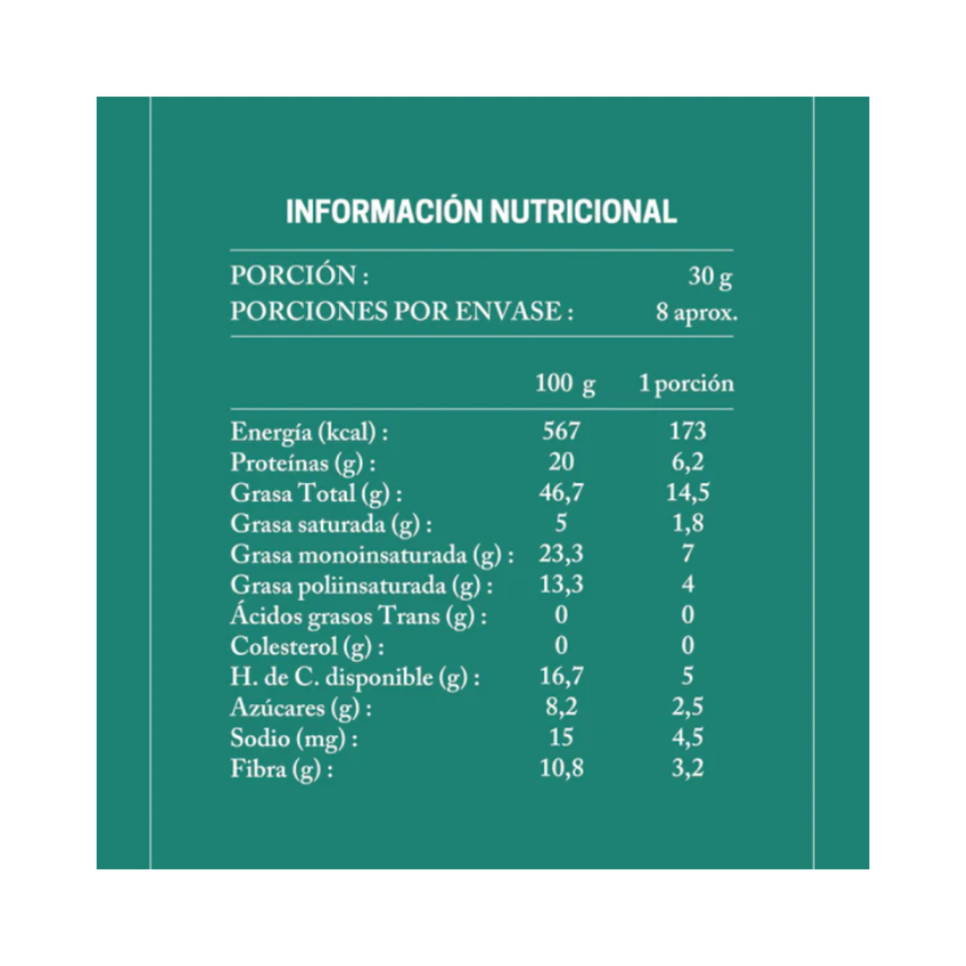 Pistacho Tostado Con Cascara, sin sal 250g