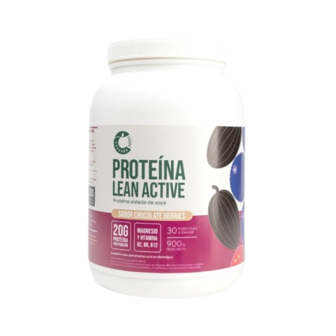 Proteína Lean Active Chocolate/Berries Cascara Foods 300g