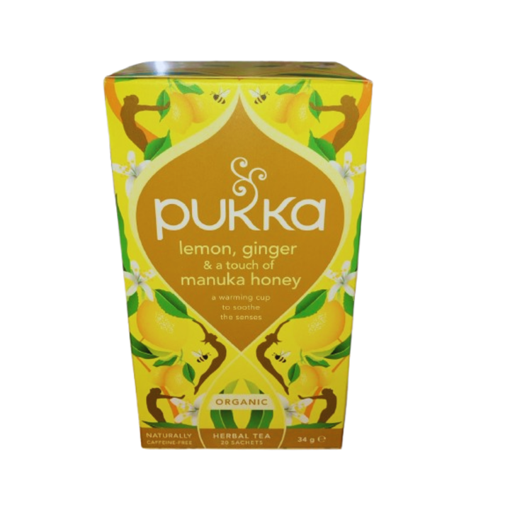 Te Lemon, Ginger & Manuka Honey org. 20 Sachets