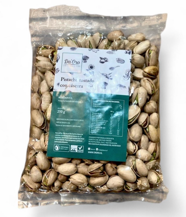 Pistacho Tostado Con Cascara, sin sal 250g