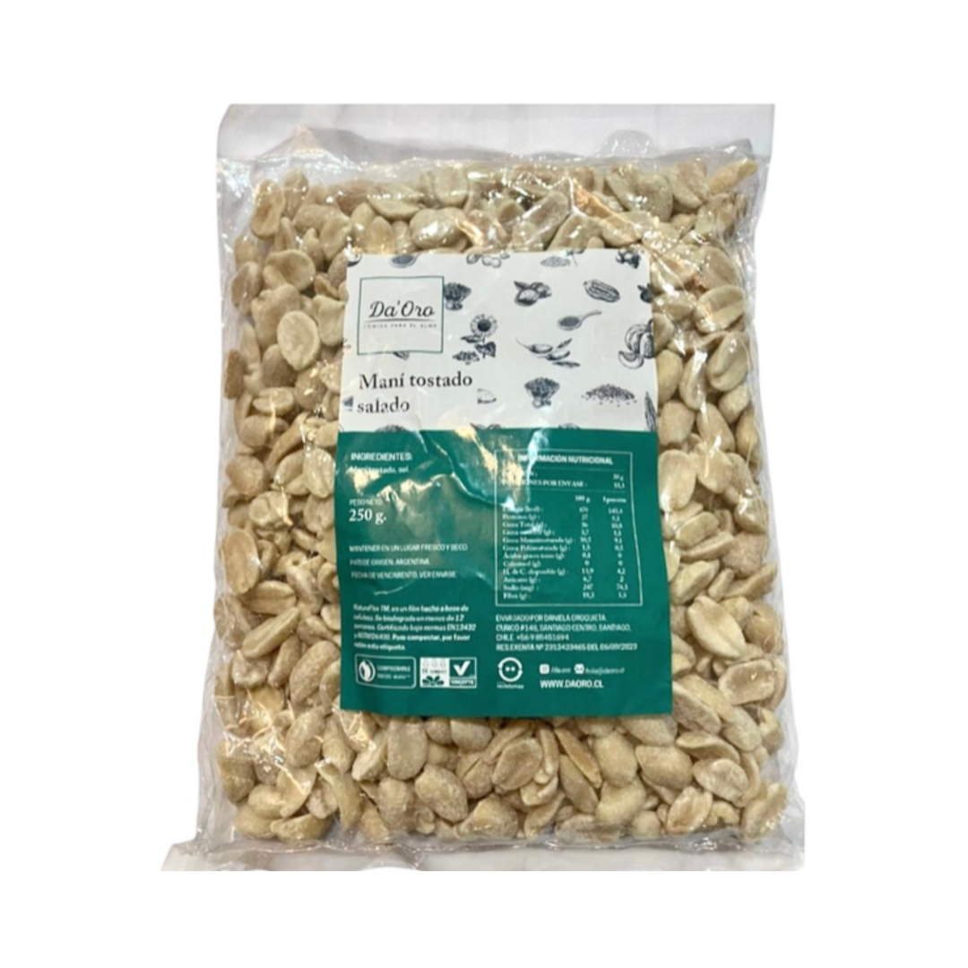 Maní tostado salado 250g