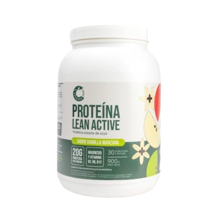 Proteina Lean Active Manzana/Vainilla Cascara foods 900g