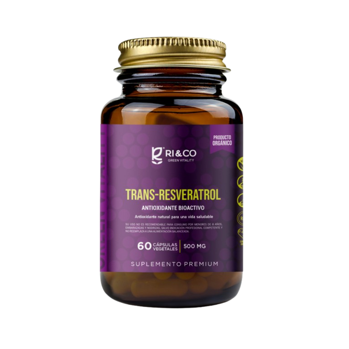 Trans-resveratrol 60 Cápsulas Ri&co