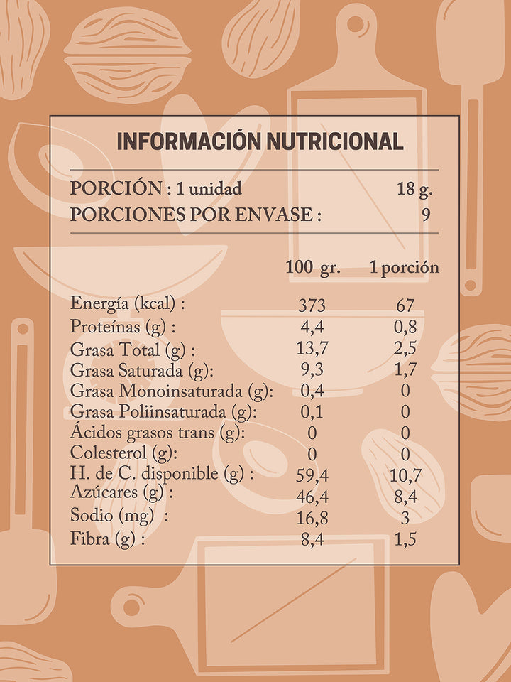 Trufas Lúcuma Nuez 162g