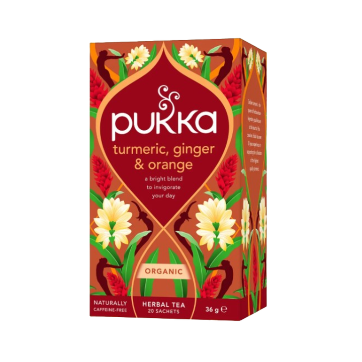Té Cúrcuma, jengibre y Naranja Pukka 20bags