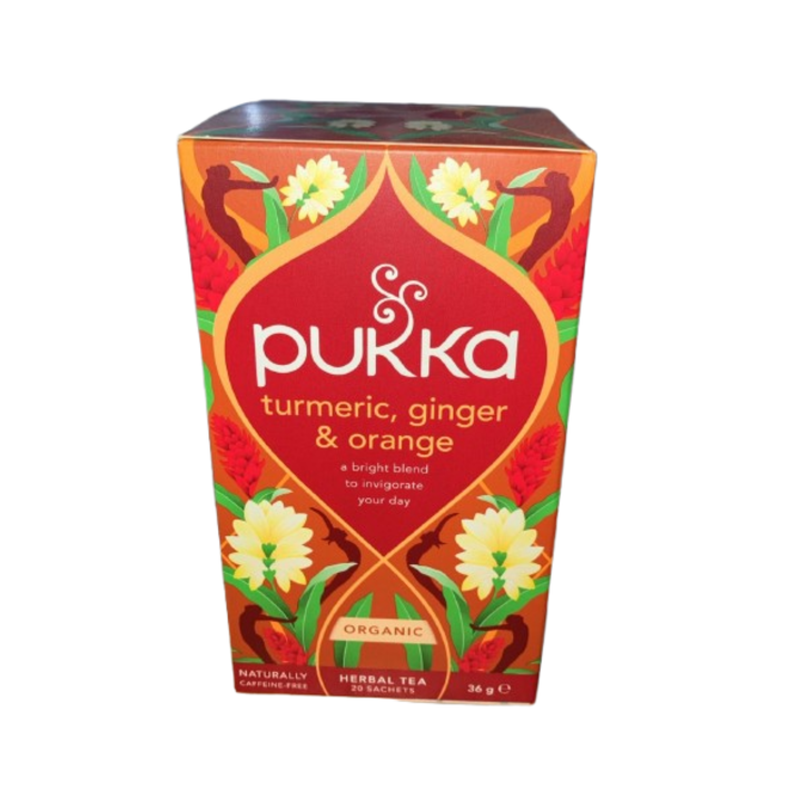 Té Cúrcuma, jengibre y Naranja Pukka 20bags