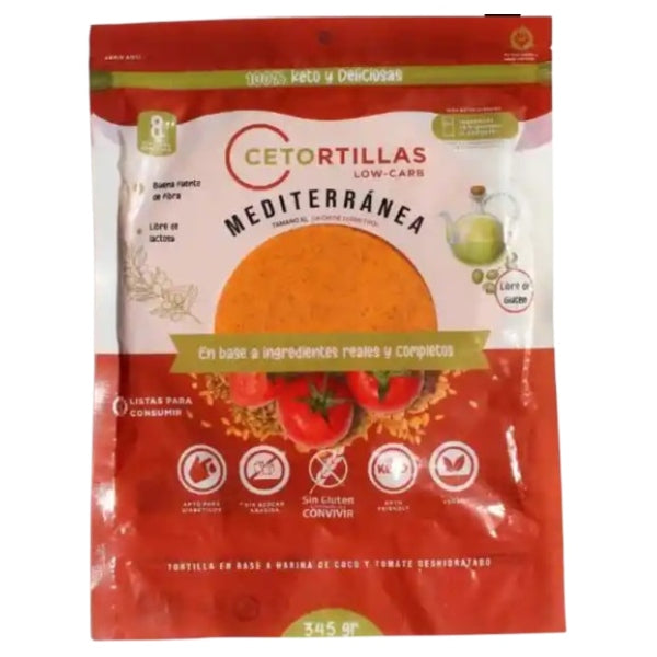 Tortillas Mediterráneas Keto 8 Unids.