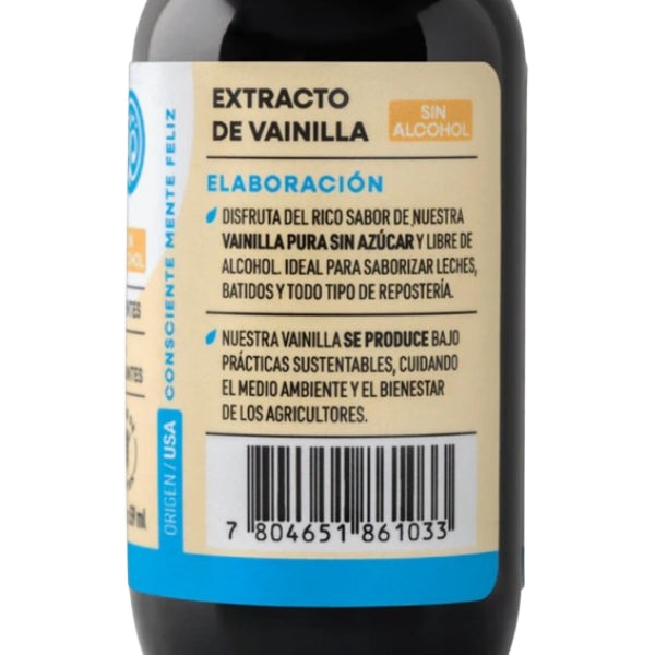 Extracto de Vainilla Sin Alcohol 59ml