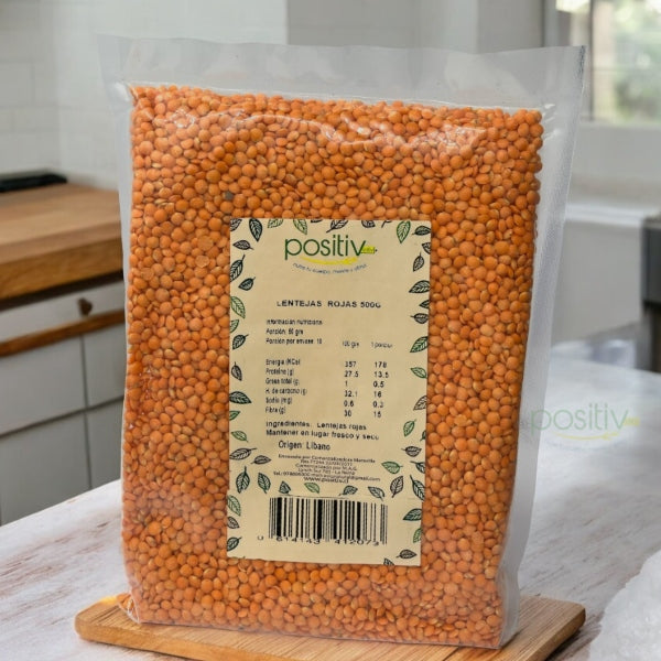 Lentejas Rojas 500gr
