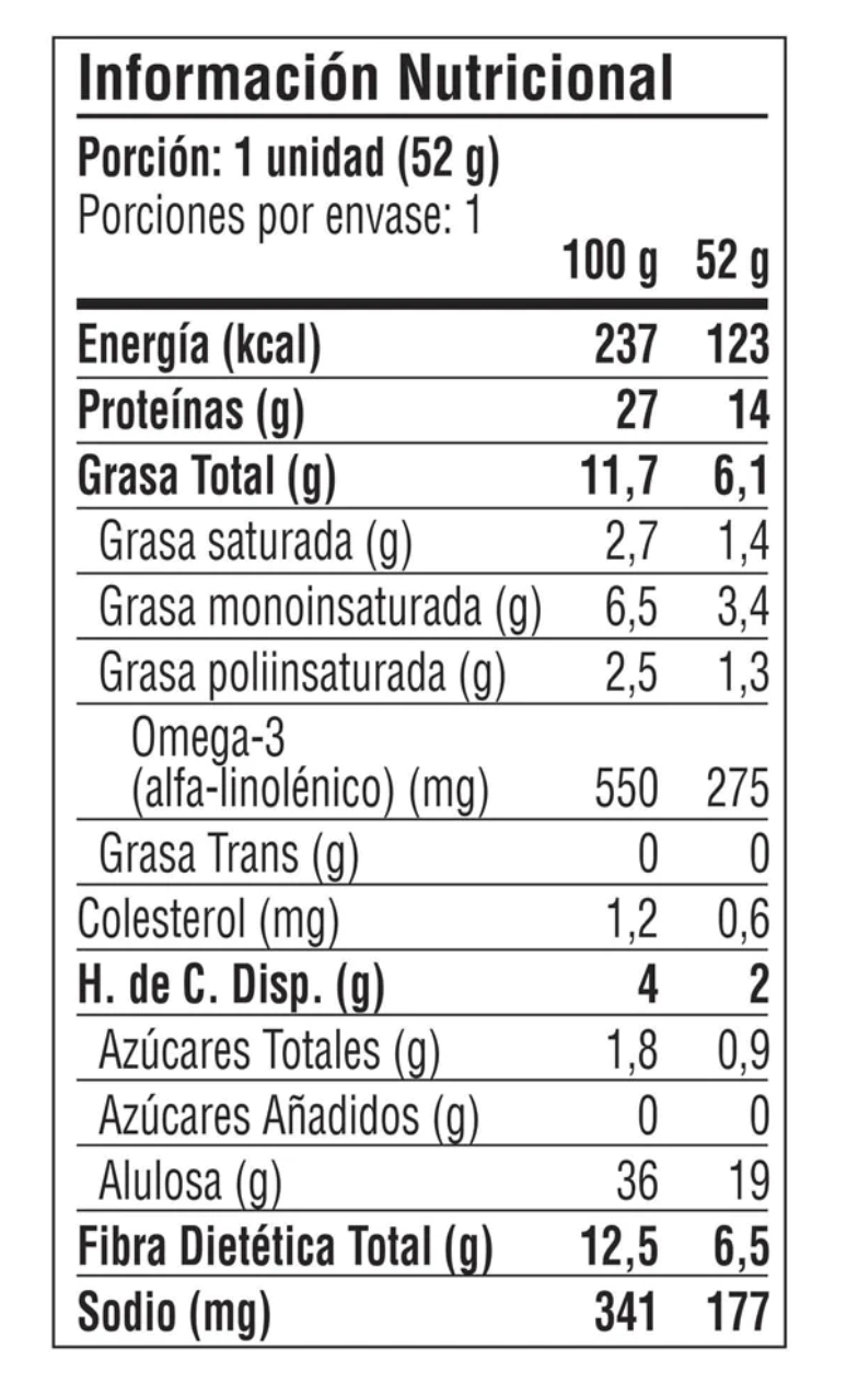 Sow - Chia muffin vainilla keto (sin gluten) - 14g proteina