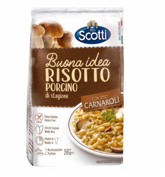 Scotti - Risotto con Hongos sin gluten (Risotto porcini) 210g