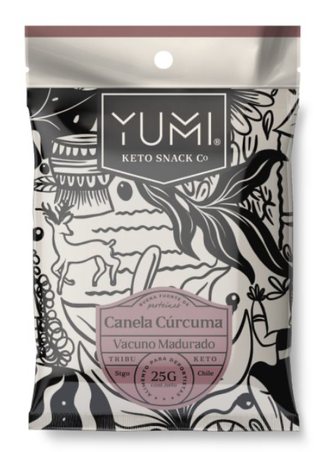 Charqui de Vacuno madurado Canela Cúrcuma 25g